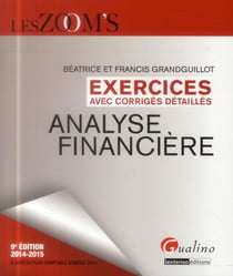 Exercices corrigés d'analyse financière - 2014-2015