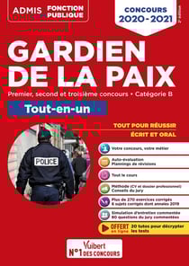 Gardien de la paix - concours (édition 2020/2021)
