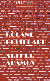 Revue Europe n.1065/66 : Roland Dubillard-Arthur Adamov