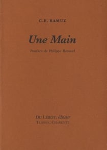 RAMUZ C.F., Une main