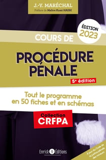 Cours de procédure pénale : tout le programme en 50 fiches et en schémas (édition 2023)