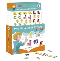 Mes stickers des Alphas : boîte de 25 planches