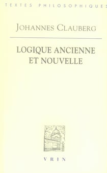 Logique ancienne et nouvelle