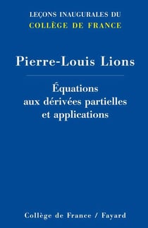EQUATIONS AUX DERIVEES PARTIELLES ET APPLICATIONS