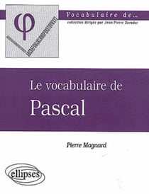 Vocabulaire de Pascal (Le)