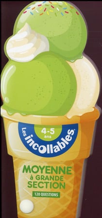 Les incollables - glace - moyenne à grande section