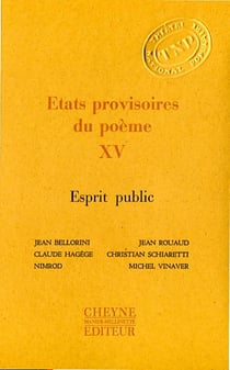 États provisoires di poème xv: esprit public