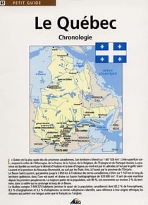 Le Québec - chronologie