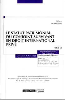 Le statut patrimonial du conjoint survivant en droit international privé