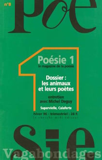 Revue poesie vagabondages - les animaux et leurs poetes - numero 8