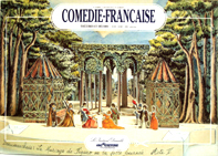 Comédie française - théâtres et décors xvii, xvii, xixe siècle