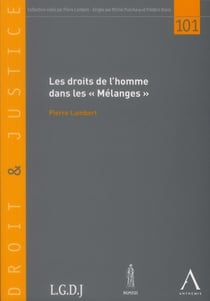 Les droits de l'homme dans les melanges