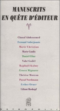 Manuscrits En Quete D'Editeur