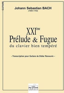 Prélude et Fugue n°21 BWV 866 pour guitare