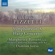 Symphony in A, harp concerto