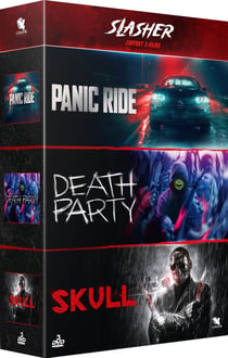 Slasher - Coffret 3 films : Panic Ride + Death Party + Skull