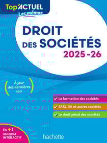 Top'actuel : Droit des sociétés (édition 2025/2026)