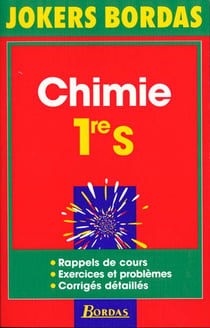 Chimie 1ere s