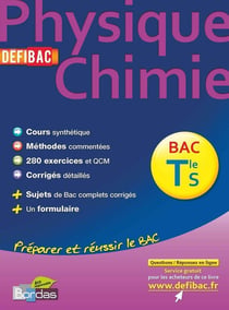 DEFIBAC : physique-chimie - terminale S