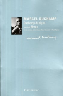 Duchamp du signe - notes