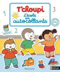 Autocollants - t'choupi - l'école