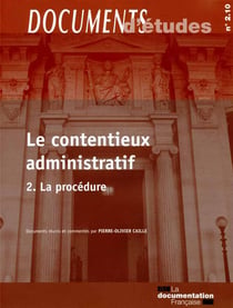 Le contentieux administratif Tome 2, n° 2.09