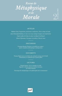 Revue de métaphysique et de morale n.2021/2