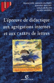 L'epreuve de didactique aux agregations internes et aux caerpa de lettres