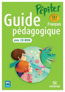 Pépites : français - cycle 2 - CE1 - guide pédagogique avec CD-ROM (édition 2017)