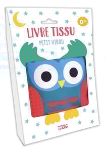 Livre tissu bebe petit hibou