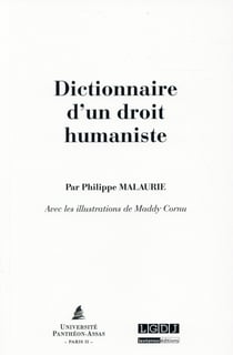 dictionnaire d'un droit humaniste