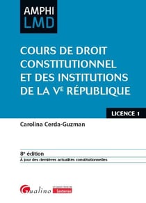 Cours de droit constitutionnel et institutions de la Ve République
