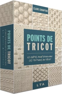 Points de tricot : 52 cartes pour apprendre les textures au tricot