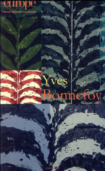 Revue Europe n.1067 : Yves Bonnefoy
