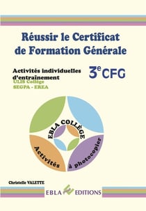 Réussir le certificat de formation générale CFG - activités individuelles d'entrainement ULIS collège
