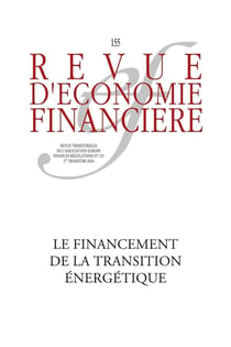 Revue d'économie financière n.155 : Le financement de la transition énergétique
