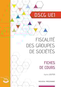 UE1 : Fiscalité des groupes de sociétés - DSCG - Fiches de cours (édition 2025)