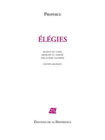OEUVRES COMPLETES : les élégies