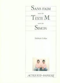 Sans faim - texte M. - Simon