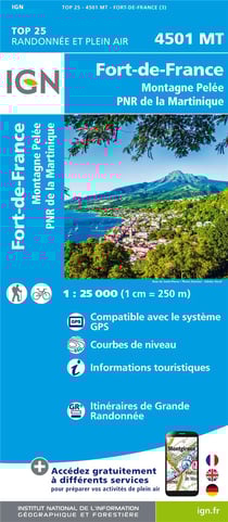4501MT - Fort de France, montagne Pelée, PNR de Martinique (3e édition)