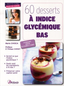 60 desserts à indice glycémique bas - craquez sans culpabiliser