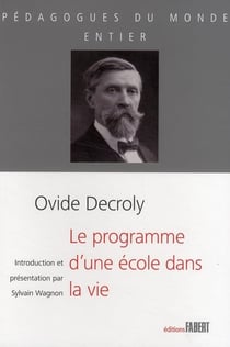 Le programme d'une école dans la vie