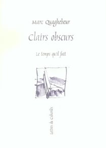 Clairs obscurs petites proses