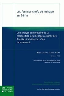 Les femmes chefs de menage au benin