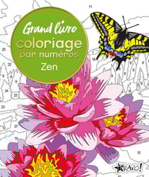Grand livre coloriage par numéros - Zen