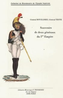 Souvenirs de deux généraux du 1er empire