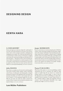 Kenya hara designing design (paperback)