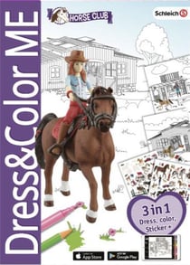 Schleich horse club dress & color me