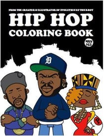Hip hop coloring book
