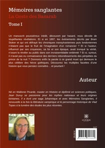 La geste des Basarab Tome 1 : mémoires sanglantes